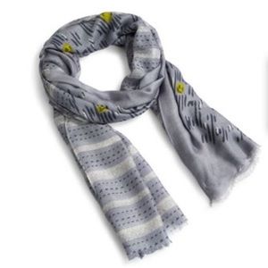 Paisley Stripes Soft Fringe Scarf